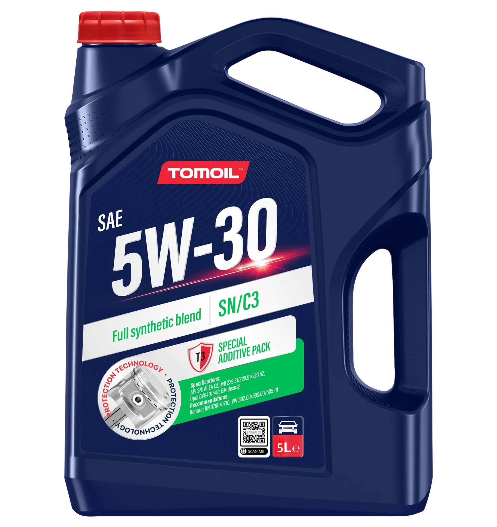 Олива моторна Tomoil Engine Oil 5W-30 SN/C3